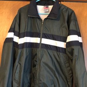 Vintage 90s athletic zip up jacket